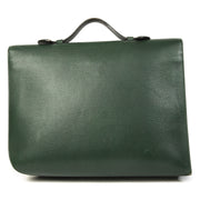 Delvaux Green Cartable Presse Briefcase. Buy authentic secondhand Delvaux Green Cartable Presse Briefcase at labellov antwerp, safe payment. Koop online tweedehands Delvaux Green Cartable Presse Briefcase bij labellov antwerpen, veilige betaling.