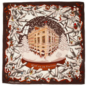 Hermès Noël au 24 Faubourg Scarf Silk / Cashmere