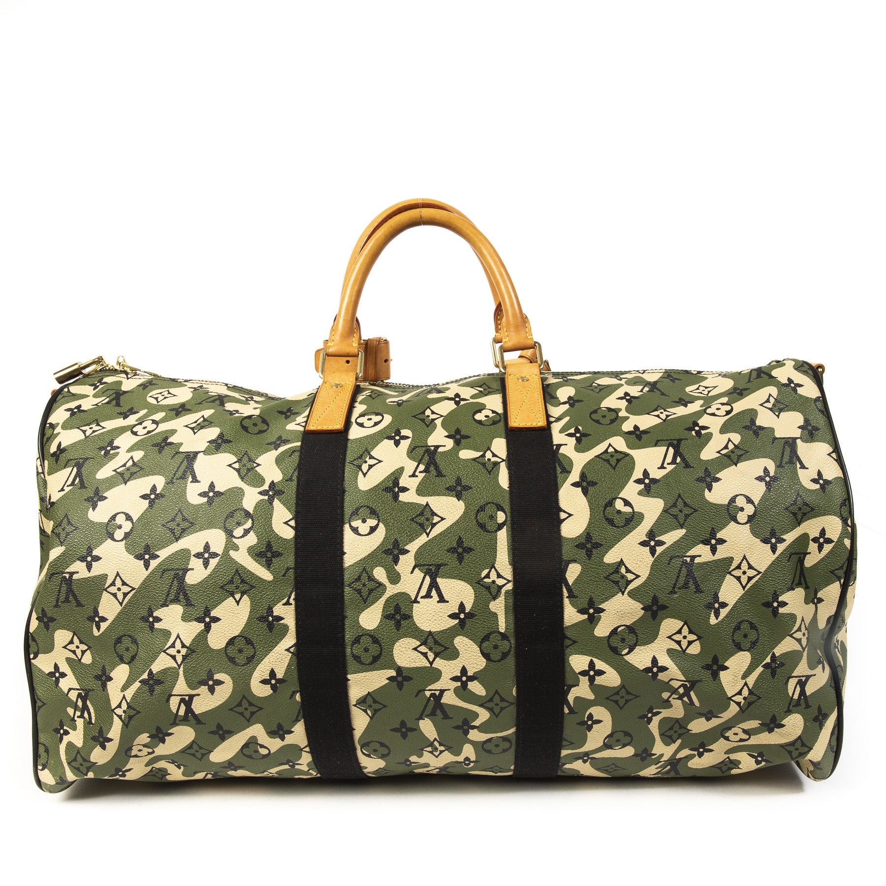 Louis Vuitton x Takashi Murakami Monogramouflage Keepall 55. Buy authentic secondhand lconic LV Keepall at labellov antwerp, safe payment designer vintage. Koop online tweedehands LV keepall 55 bij labellov antwerpen. Veilige betaling.
