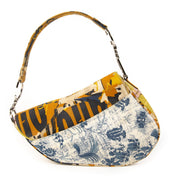 acheter en ligne seconde main Christian Dior Limited Edition Patch Work Multicolor Saddle Bag. koop veilig online tegen de beste prijs Christian Dior Limited Edition Patch Work Multicolor Saddle Bag. Shop safe online at Labellov.