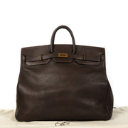 acheter en ligne seocnde main Hermès Birkin HAC 55 Dark Brown