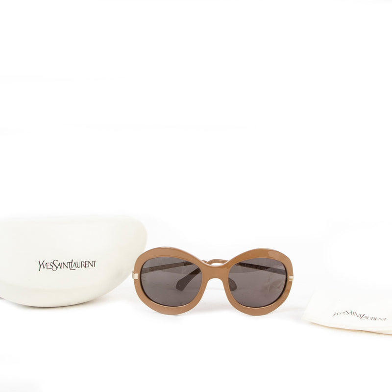Are you looking for an authentic pair of Yves Saint Laurent Brown Acetate Sunglasses?