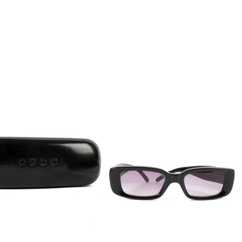 Gucci Black Acetate Sunglasses