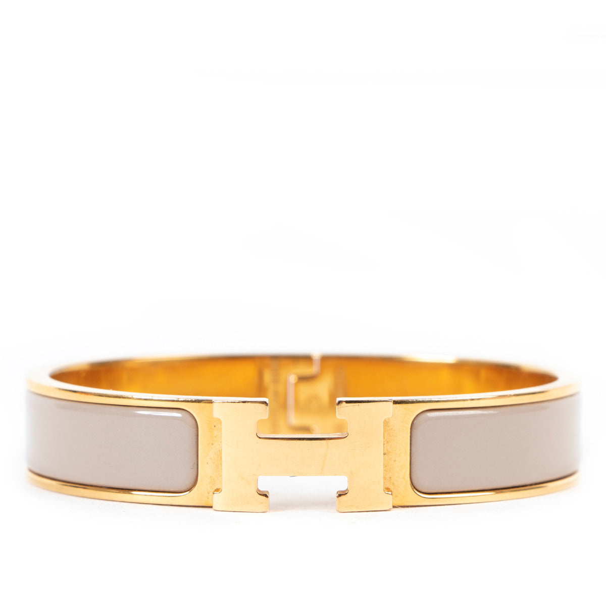 Bracelet Hermès Clic H PM Beige
