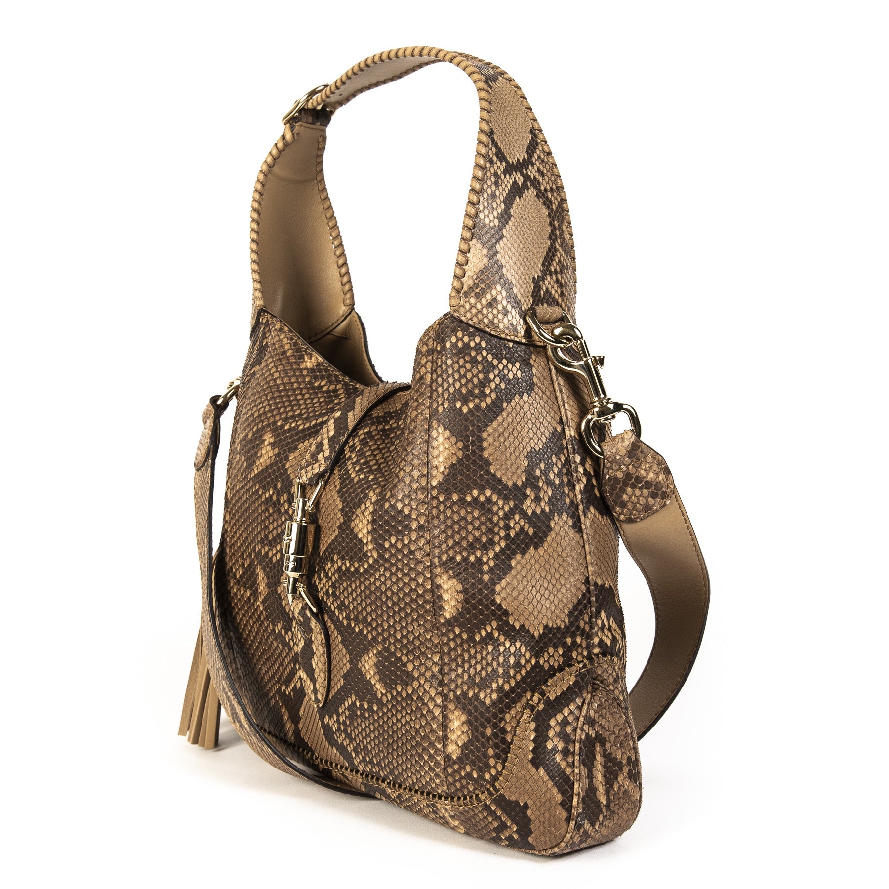 Sac porté épaule Gucci Jackie exclusif en python en édition limitée