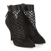Louis Vuitton Black Suede Ankle Boots - Size 37