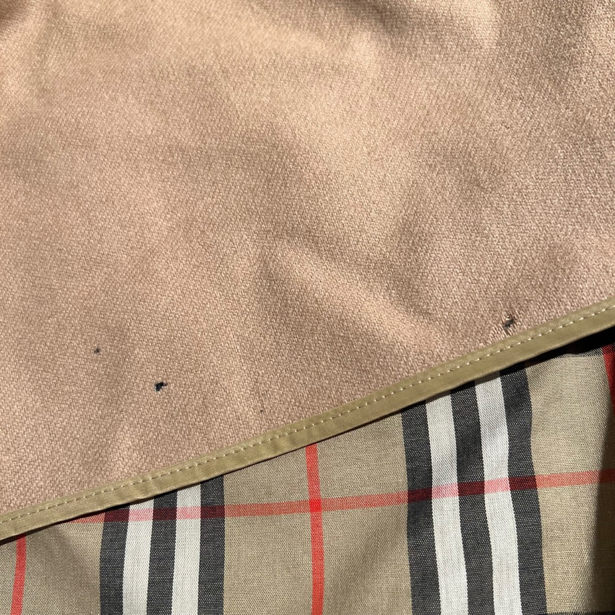 Burberry Vintage Beige Trench Coat With Wool Body Warmer - Size 38