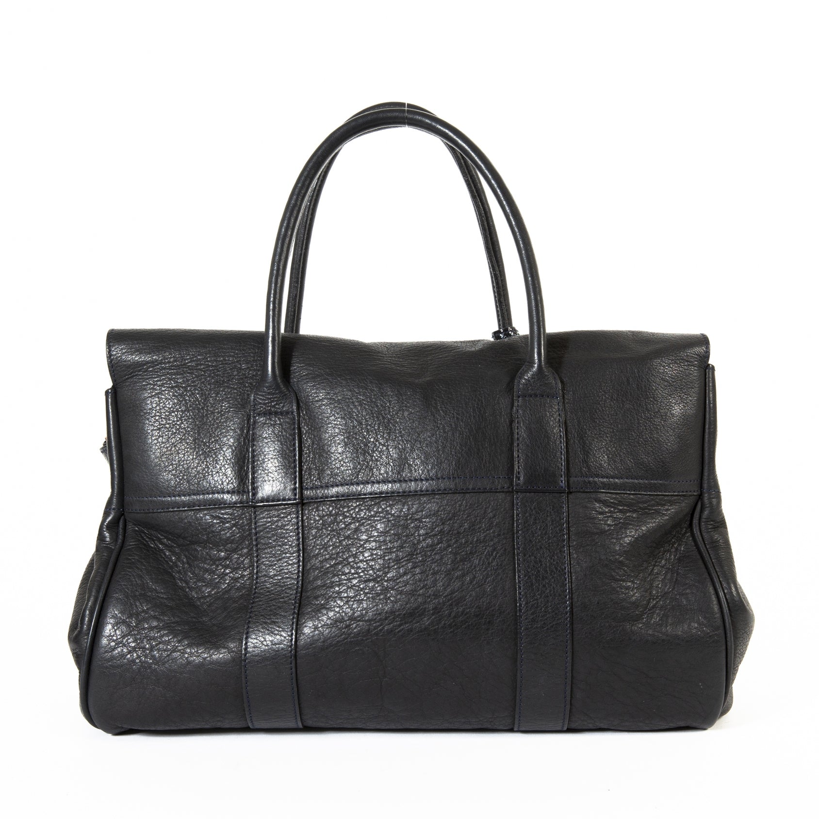 Mulberry Black Heritage Bayswater Satchel now for sale at labellov vintage fashion webshop belgium