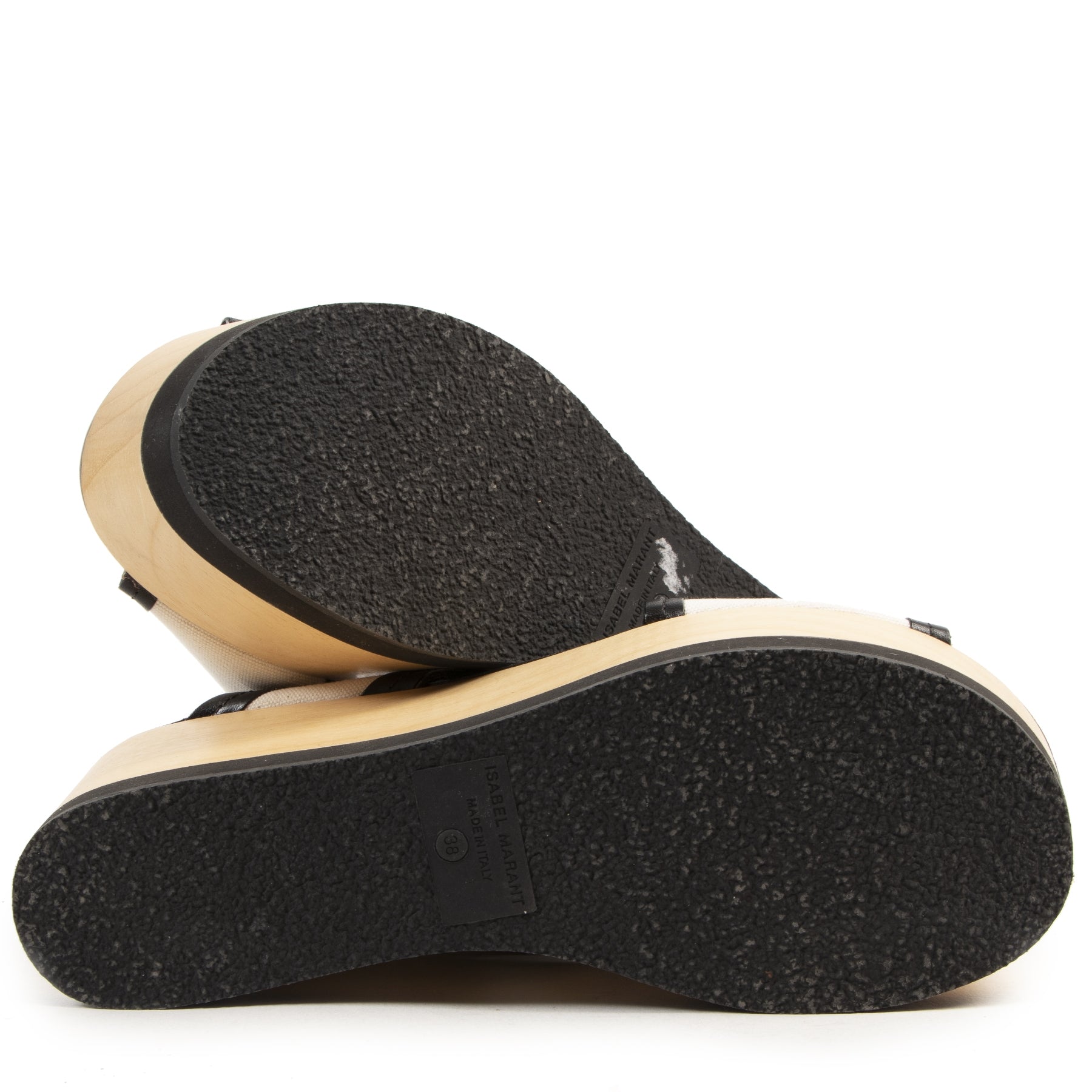 Isabel Marant Ecru Zerry Wedge - size 38