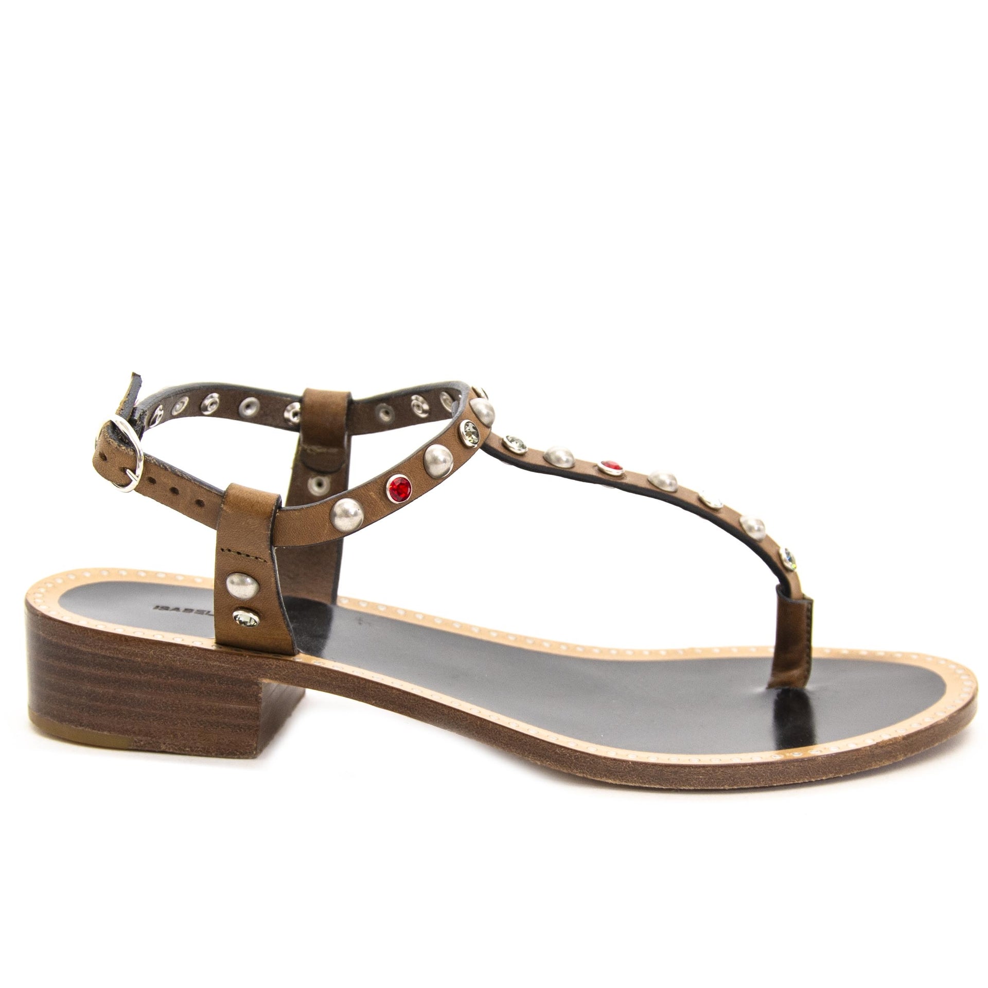 Isabel Marant Stud Sandals - Size 37 nu te koop bij labellov vintage mode webshop belgië