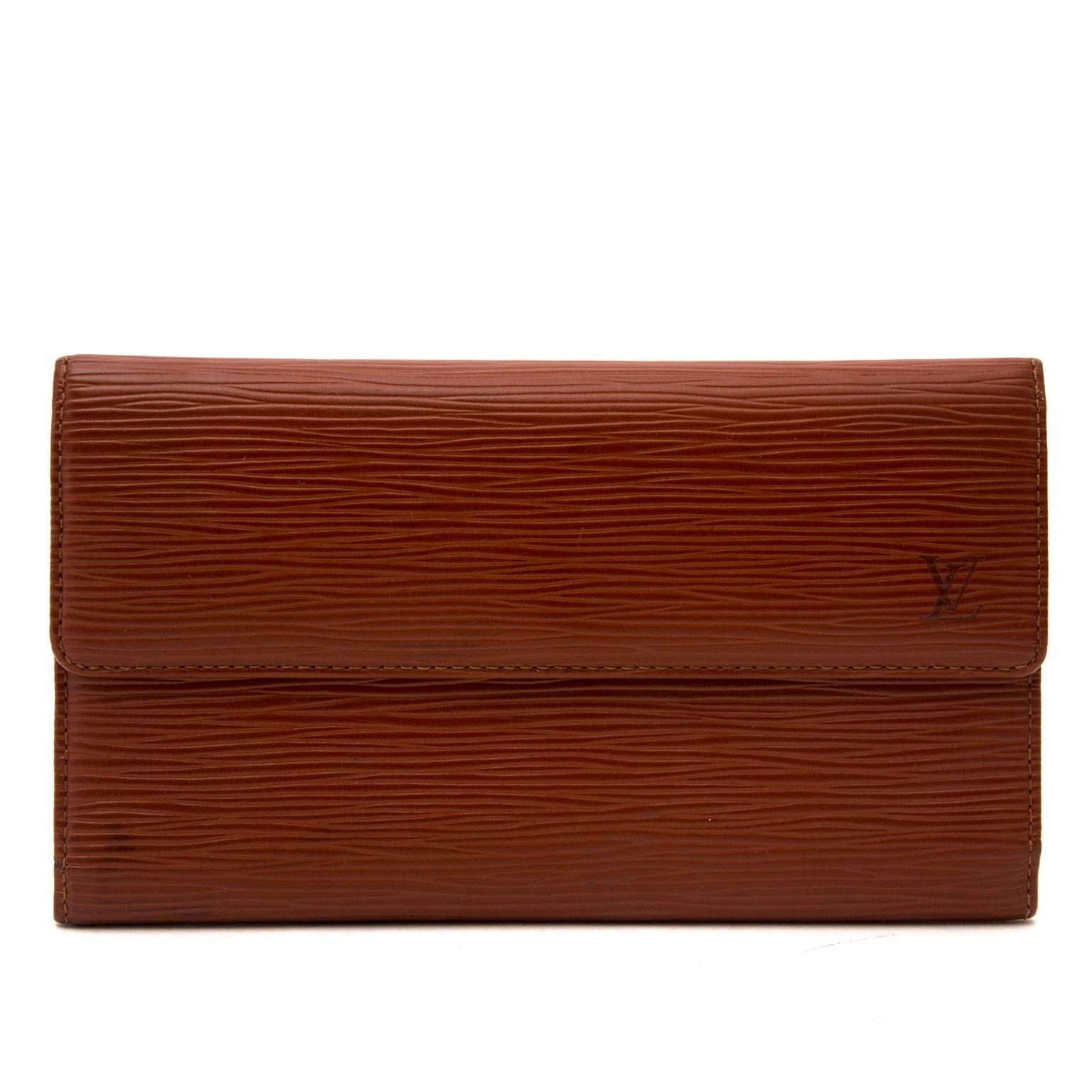 Brown Epi leather wallet Louis Vuitton