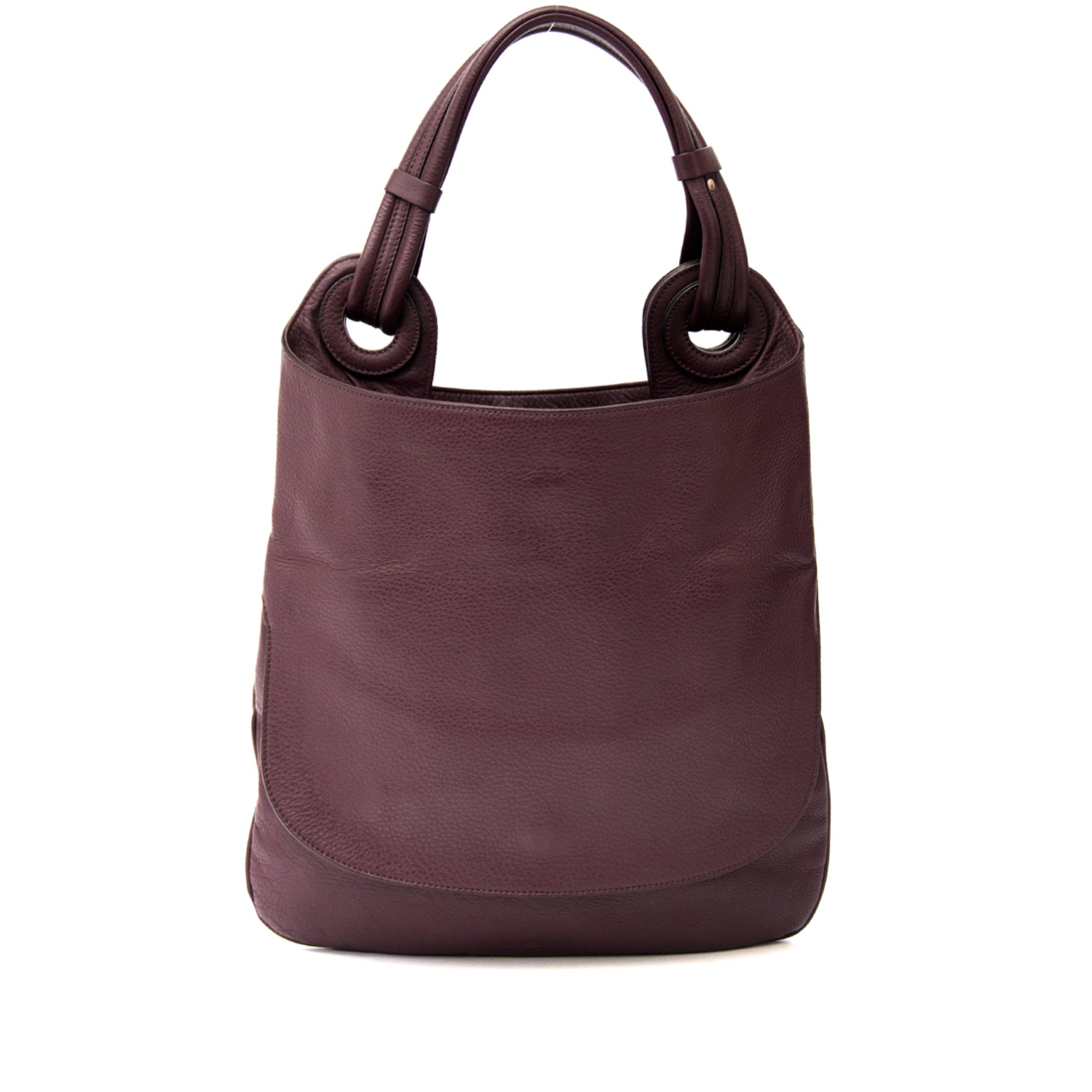 acheter en ligne Jil Sander Aubergine Shoulder Bag pour le meilleur prix