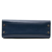 On the lookout for a Jimmy Choo Navy Blue Top Handle Bag? Now online at labellov.com at the best price.