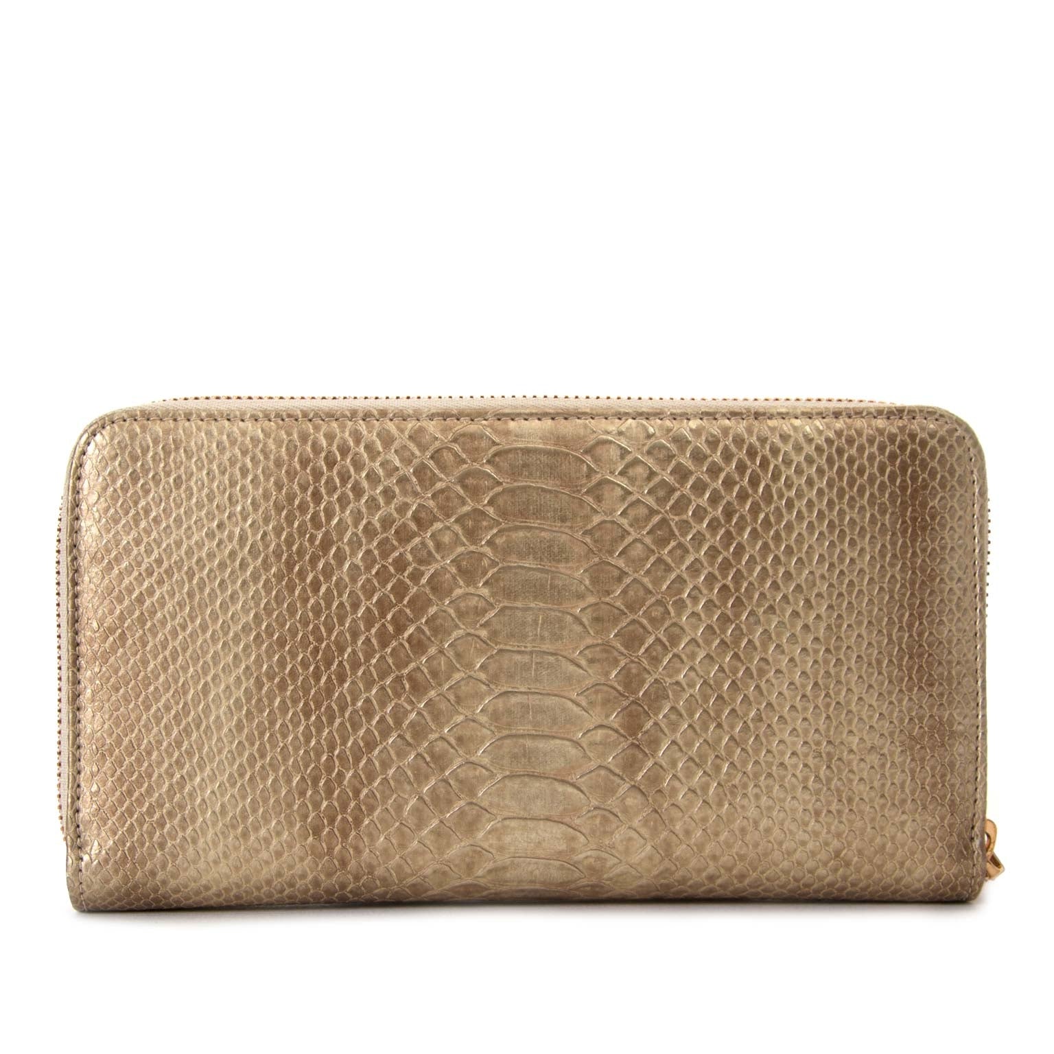 chopard metallic python embossed sac à vendre à labellov vintage webshop de mode belgique