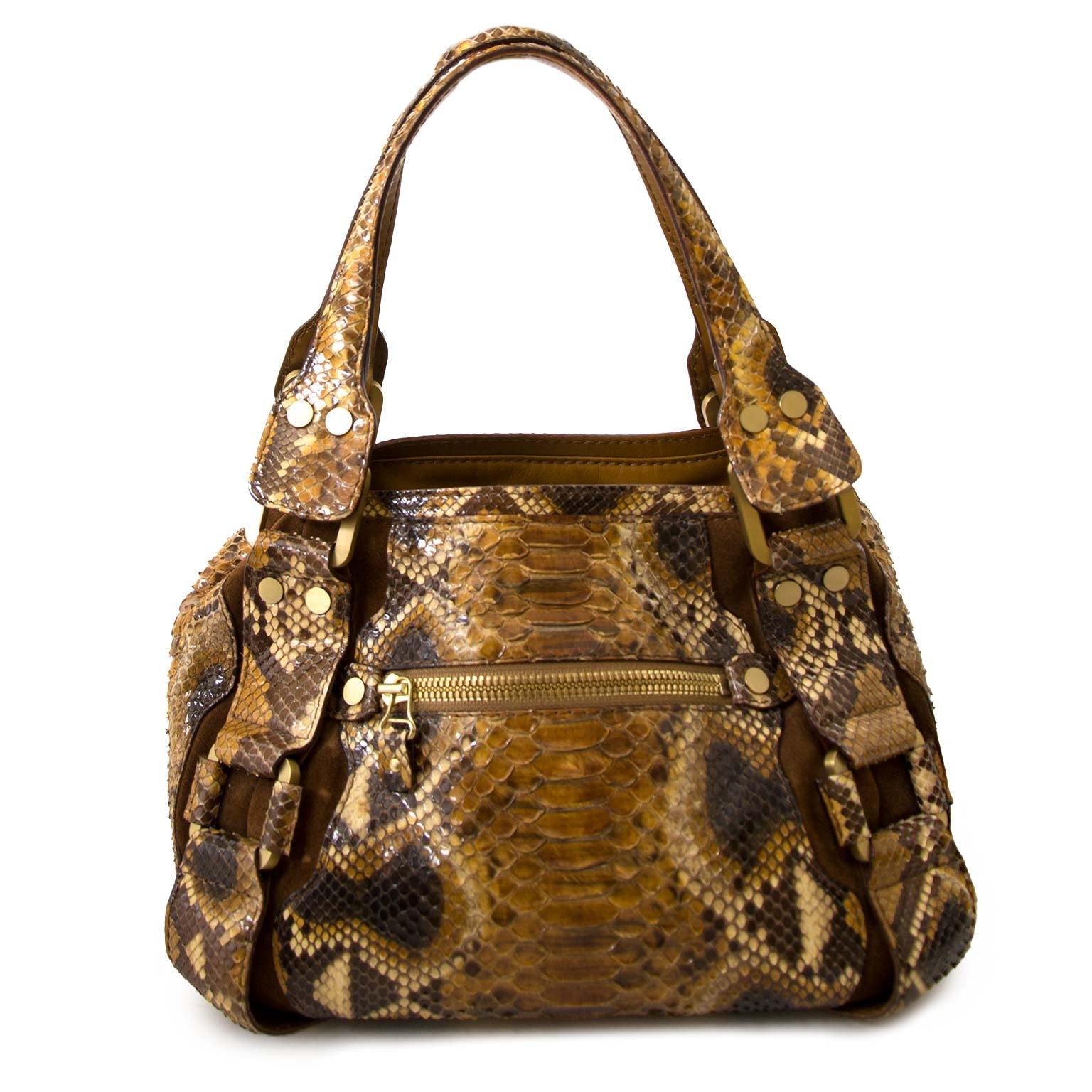 Buy authentic jimmy choo python bags at labellov vintage fashion webshop belgium