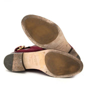 Achetez un authentique Jimmy Choo bordeaux bottes pour le bon prix chez LabelLOV.