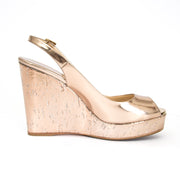 authentieke Jimmy Choo Bronze Prova Wedges nieuw webshop en boetiek antwerpen