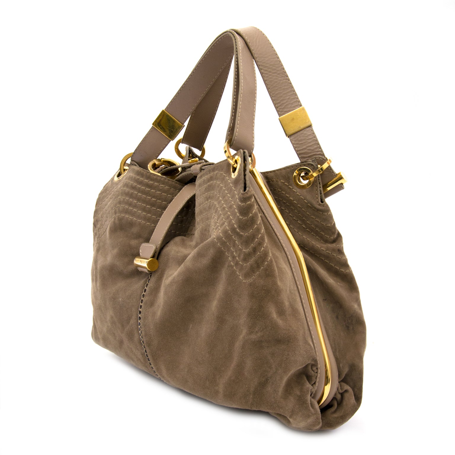 Jimmy Choo Suede Alex Shoulder bag nu online bij labellov voor de beste prijs. Koop veilig online.