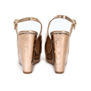 koop veilig online nieuwe Jimmy Choo Bronze Prova Wedges aan de helft van de prijs