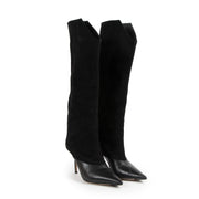 Jimmy Choo Black Brelan 85 Suède Knee High Boots pour le meilleur prix chez Labellov à Anvers
