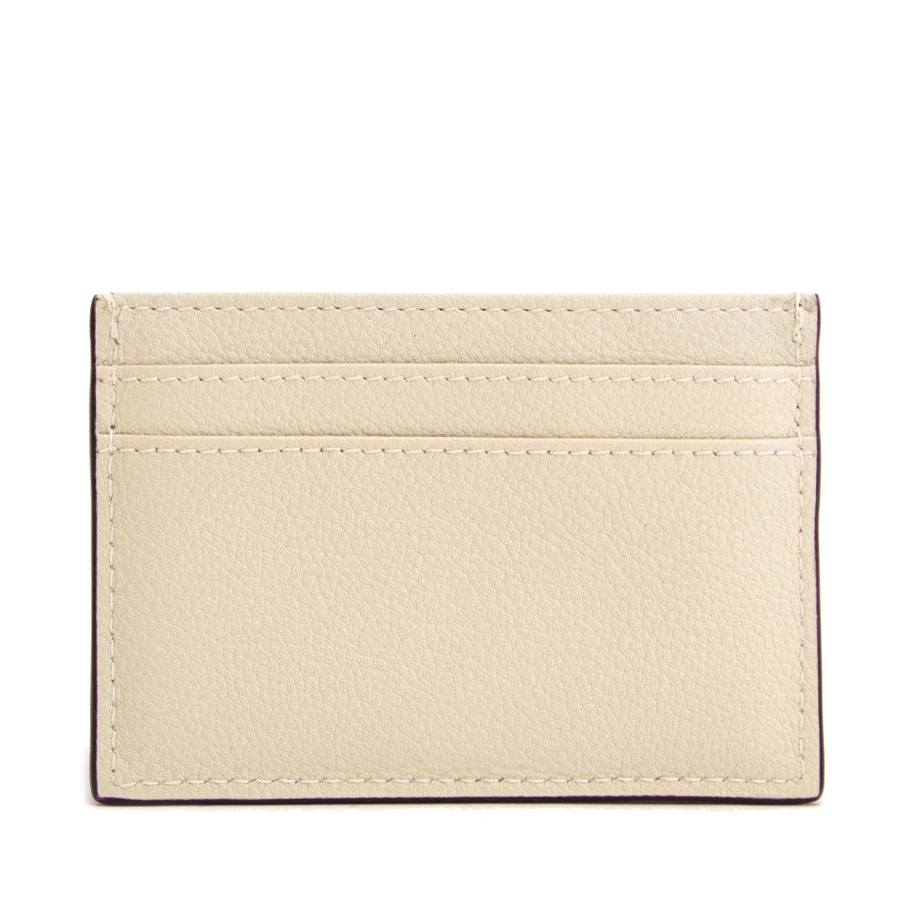 Jimmy Choo Linen Aries Cardholder te koop bij labellov in Antwerpen