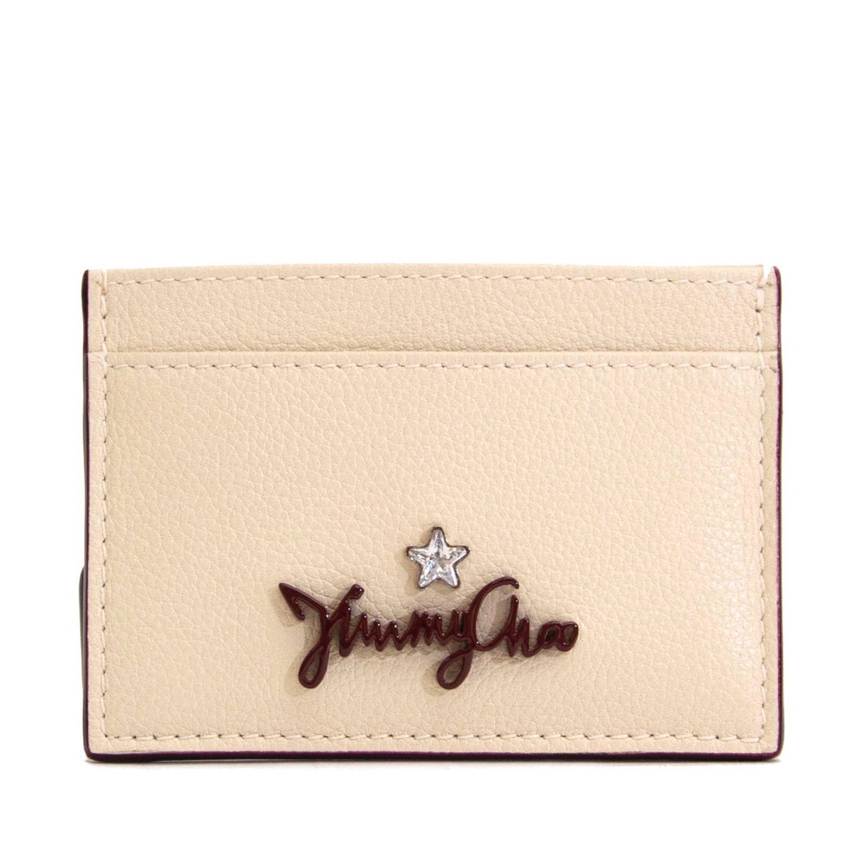 100% authentic second hand Off-White Leather Jimmy Choo Card Holder