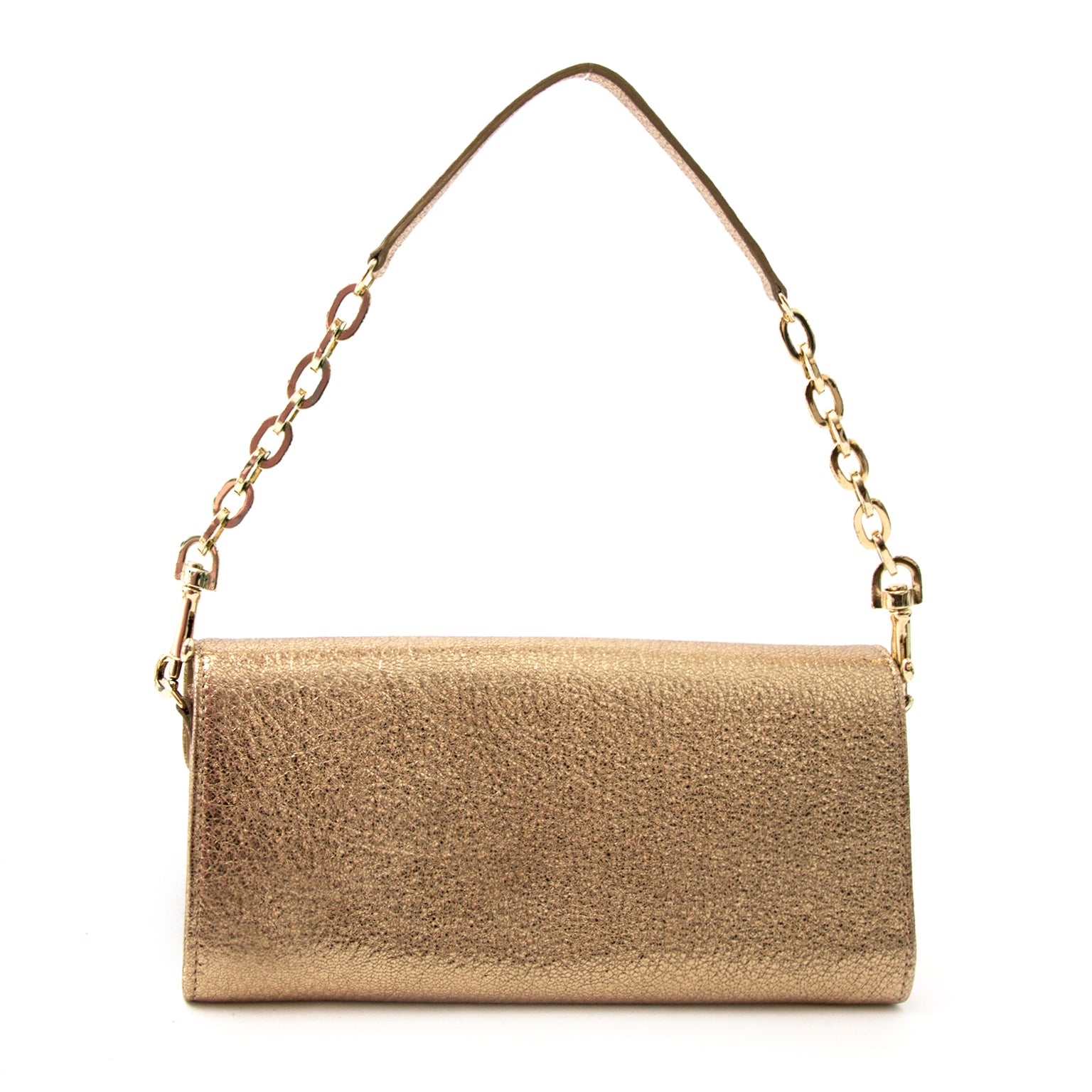 Jimmy Choo 'Riane' Gold Clutch – Labellov