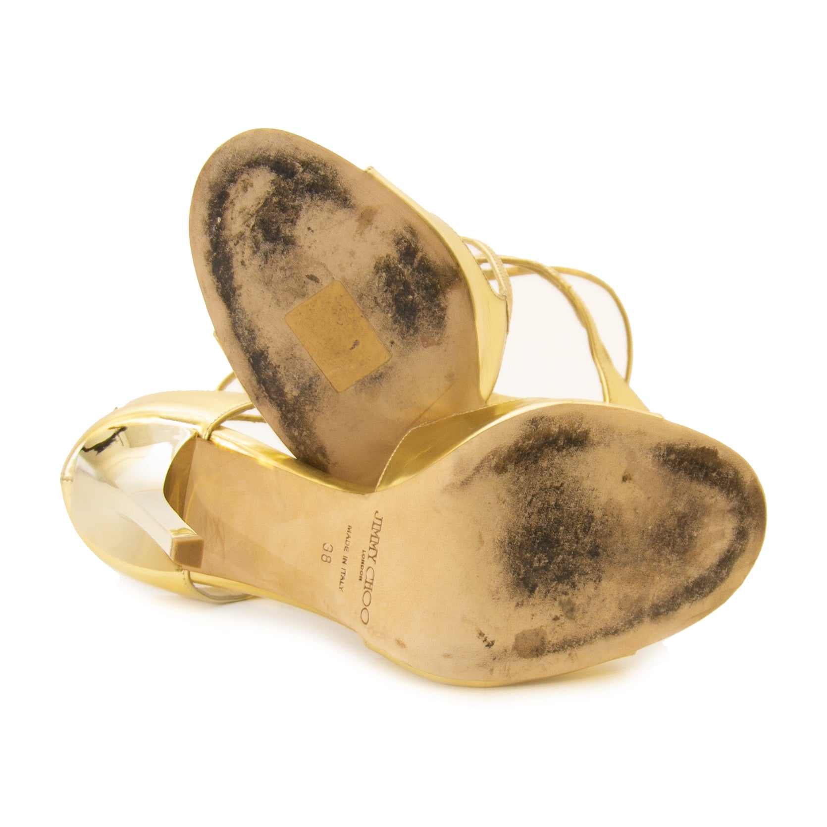 Tweedehands Jimmy Choo sandalen bij Labellov. Maat 38. veilig online winkelen