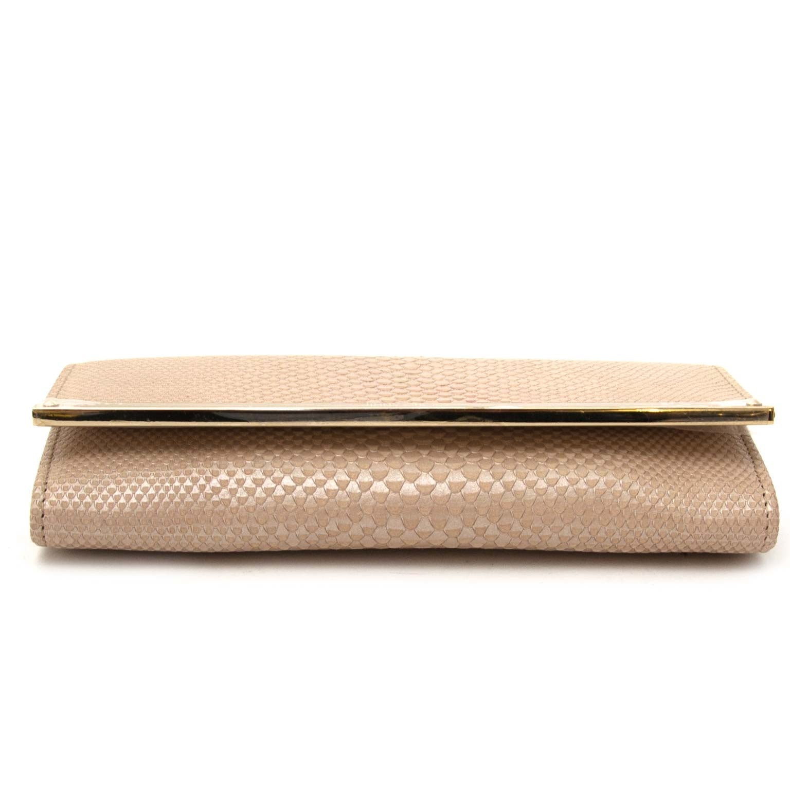 Veilig online shoppen bij Labellov vintage mode webshop met Jimmy choo clutchen