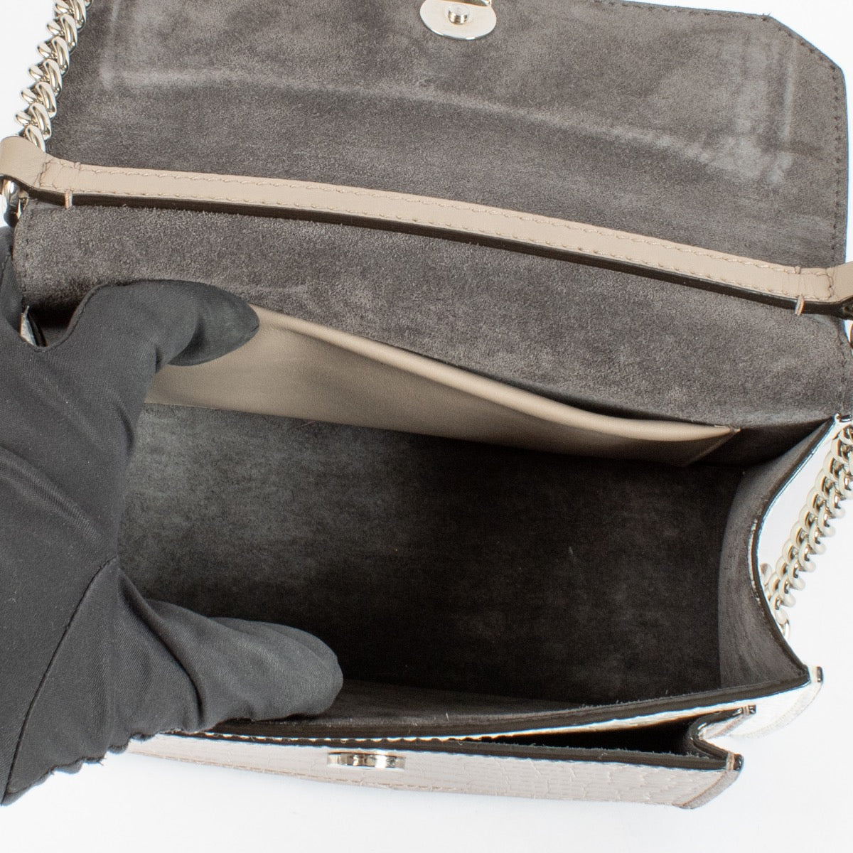 Sac Madeline Jimmy Choo en python/croco embossé