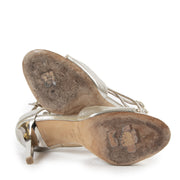 Jimmy Choo Ivette Gold Heels for the best price online