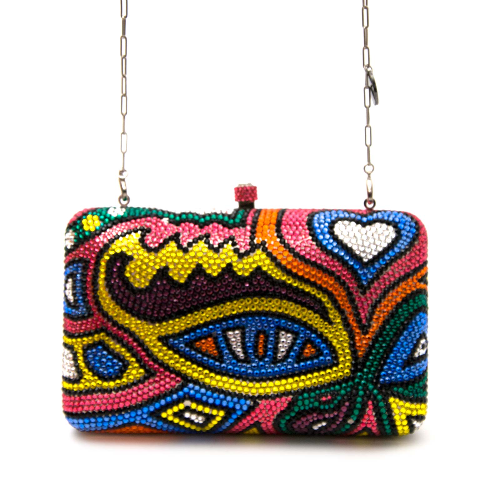 Authentic Sylvia Toledano Masomenos Limited Edition Minaudière Box Clutch