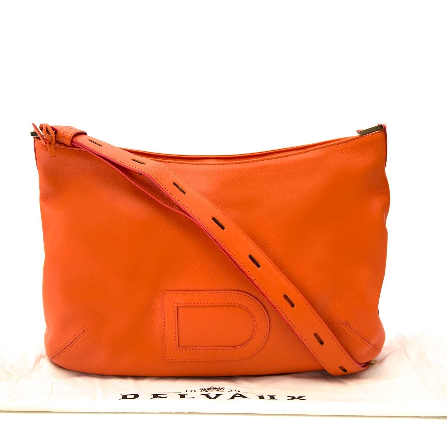 secondhand Delvaux Louise orange