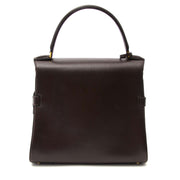 buy Delvaux Brown Boxcalf Leather Tempete PM at labellov