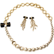 dior pearl earrings