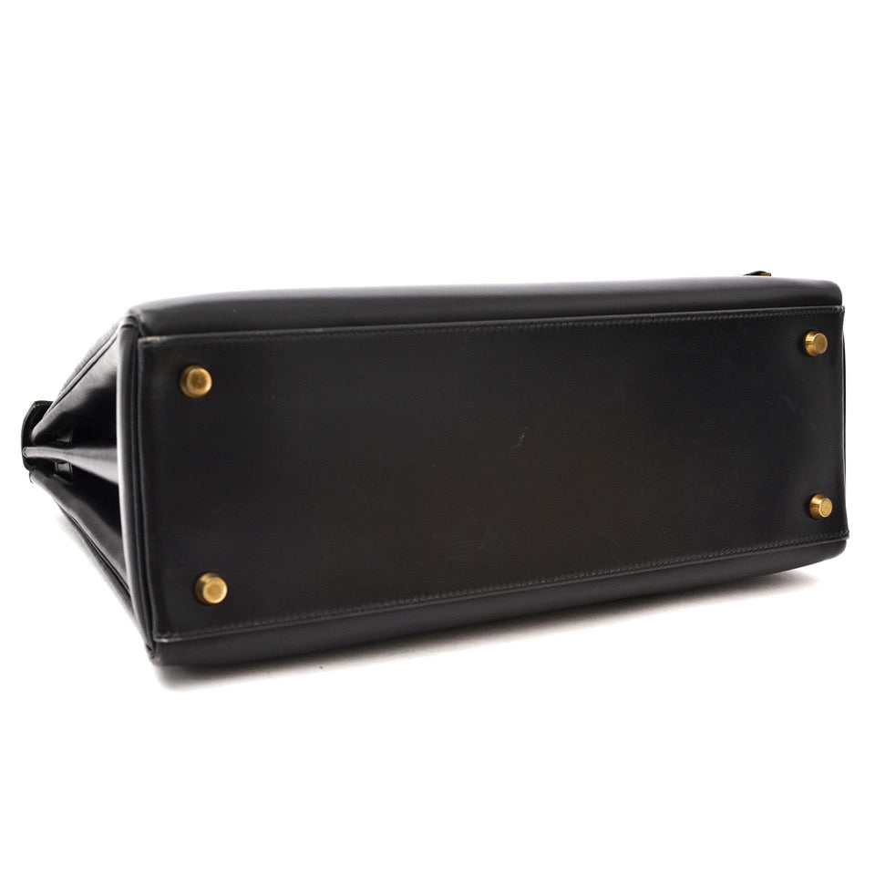 Hermès Kelly 32 Black Box GHW