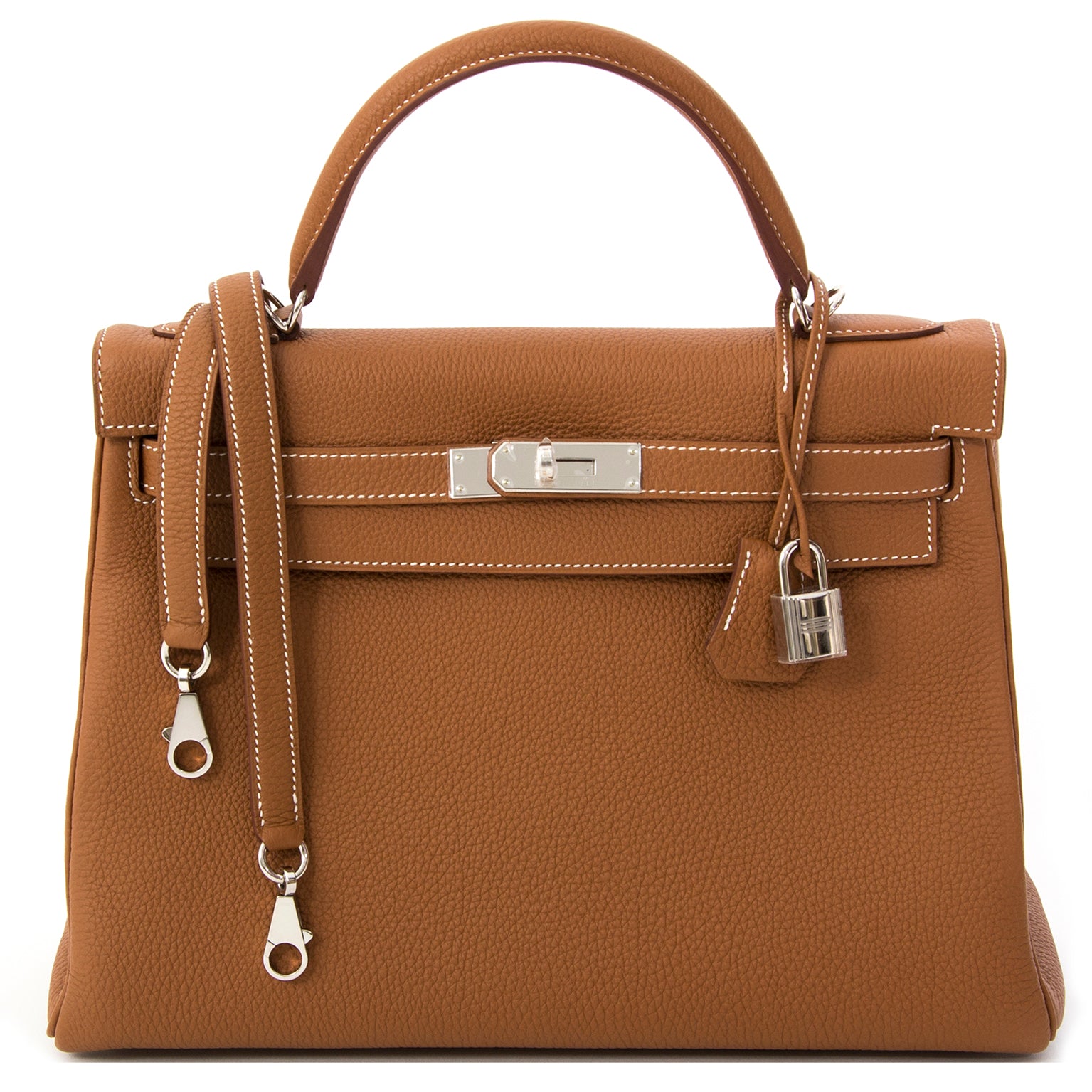NOOIT GEBRUIKT Hermès Kelly 32 Gold Togo PHW