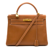 Shop safe and secure online at labellov.com Hermes Kelly 32 Epsom Gold GHW