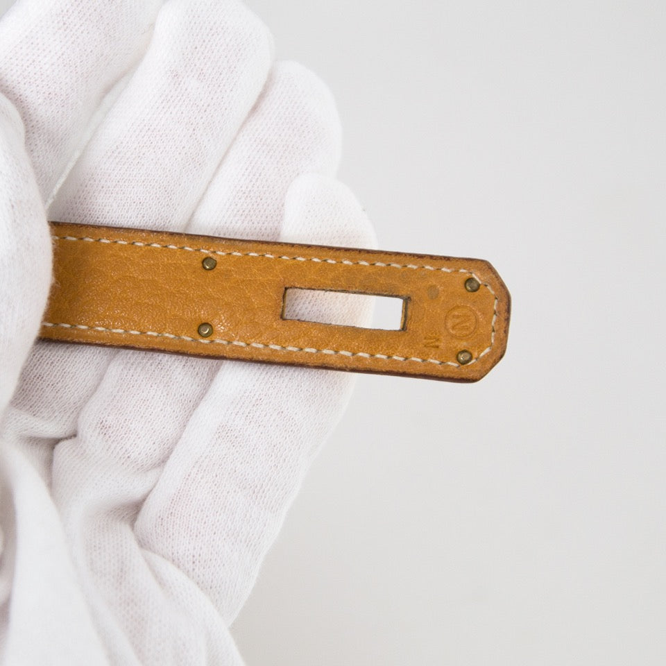 Tweedehands Hermès Kelly 28 Caramel Buffalo GHW online kopen met veilige betaling en verzekerde verzending