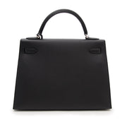 searching for the perfect hermes christmas gift ? Brand New Hermes Kelly 32 Black Epsom PHW