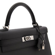 acheter en linge seconde main sac a main Brand New Hermes Kelly 32 Black Epsom PHW