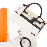 acheter neuf sac a main Hermes Kelly 32 Black Epsom PHW pour le meilleur prix