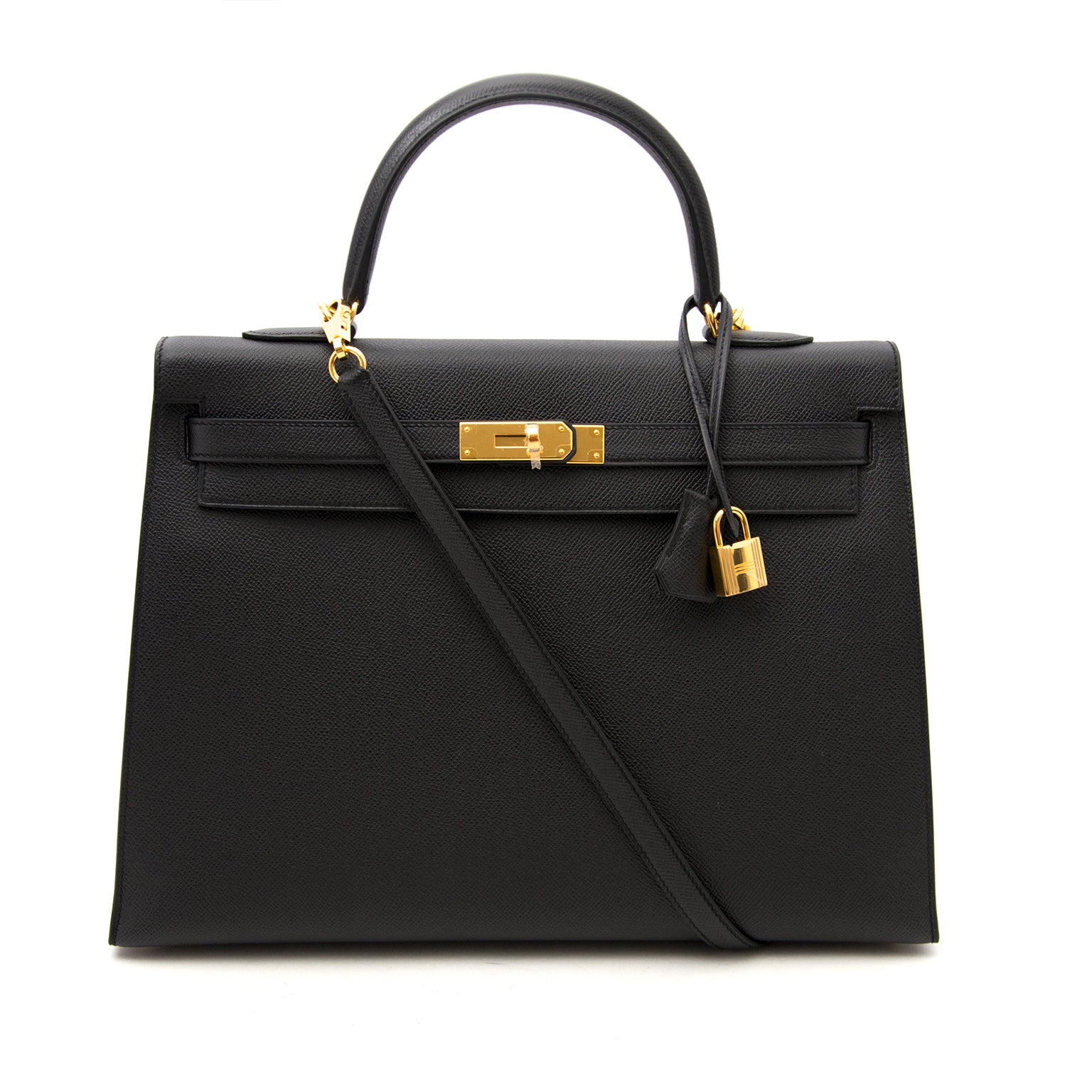 Brand new Hermes kelly 35 epsom black now online at labellov.com for the best price