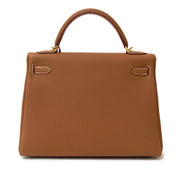acheter en ligne pour le meilleur prix comme neuf sac a main Brand New Hermes Kelly Retourne 32 Togo GHW