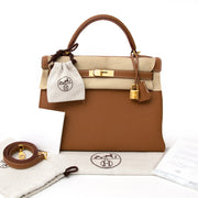 shop safe online at the best price Brand New Hermes Kelly Retourne 32 Togo GHW like new webshop www.labellov.com