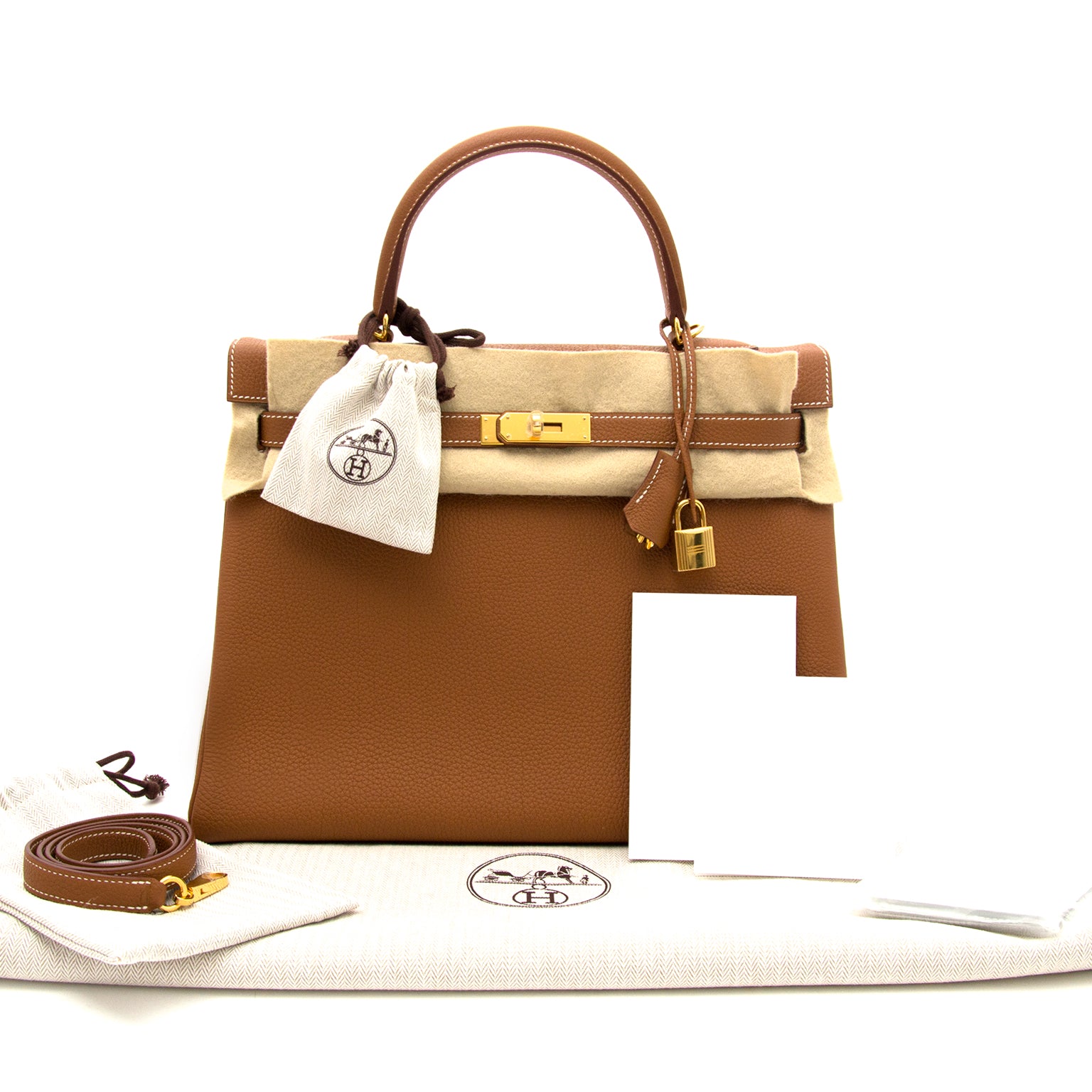acheter en ligne 100% authentic sac a a main Brand New Hermes Kelly 35 Gold GHW