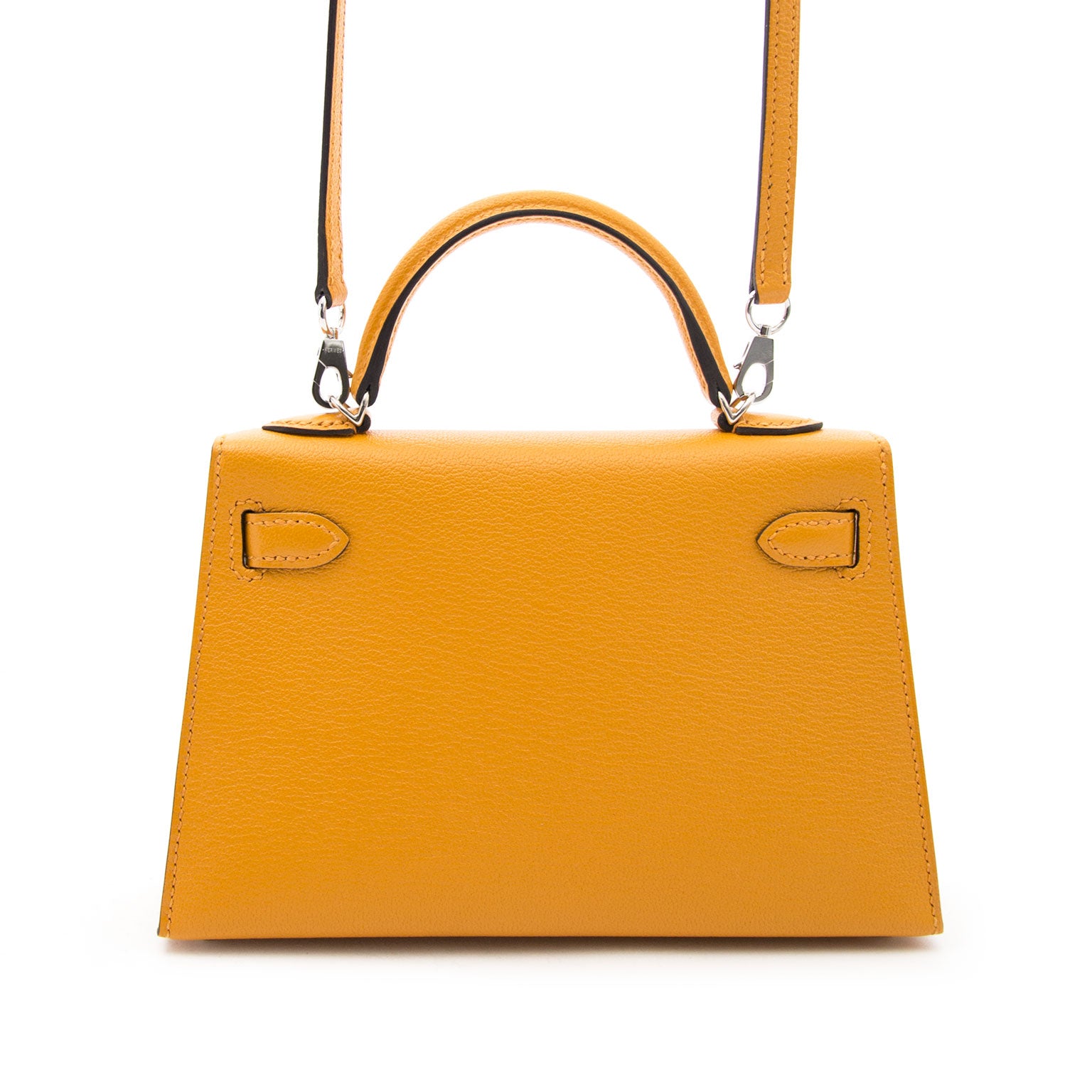 shop safe online at the best price brand new rand New Hermes Mini Kelly Moutarde