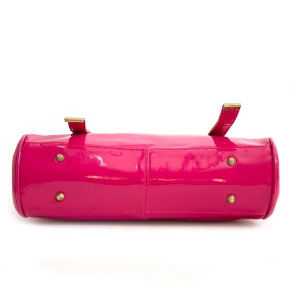 Mulberry Alexa Pink Patent Leather Bag.