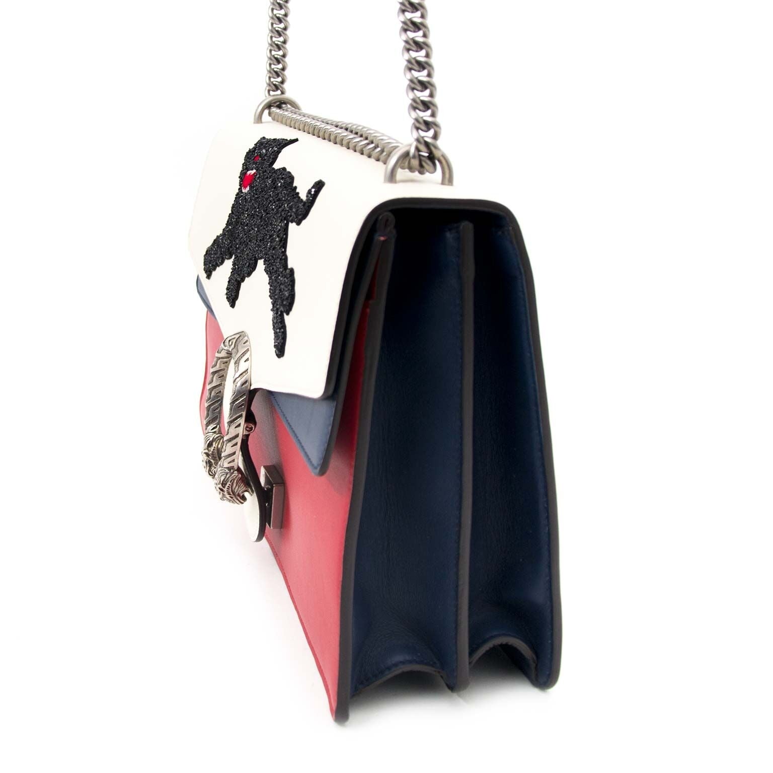 koop tweedehands Gucci Dionysus Medium Shoulderbag Sequin Panther bij labellov.com