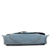 Shop safe online at Labellov in Antwerp, Brussels and Knokke this 100% authentic second hand Celine Light Blue Nubuck Shoulder Bag